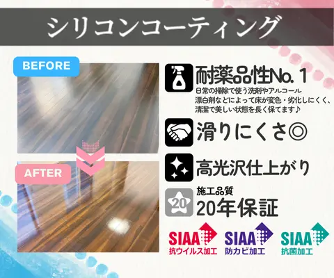 シリコンコーティングの紹介画像