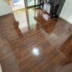 埼玉県新座市 ご入居中戸建て T様｜セラミックガラスフロアコーティング（光沢）